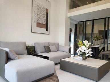 寶億萊軟裝設(shè)計(jì)案例：從化億城泉說溫泉度假酒店D戶型-現(xiàn)代風(fēng)格