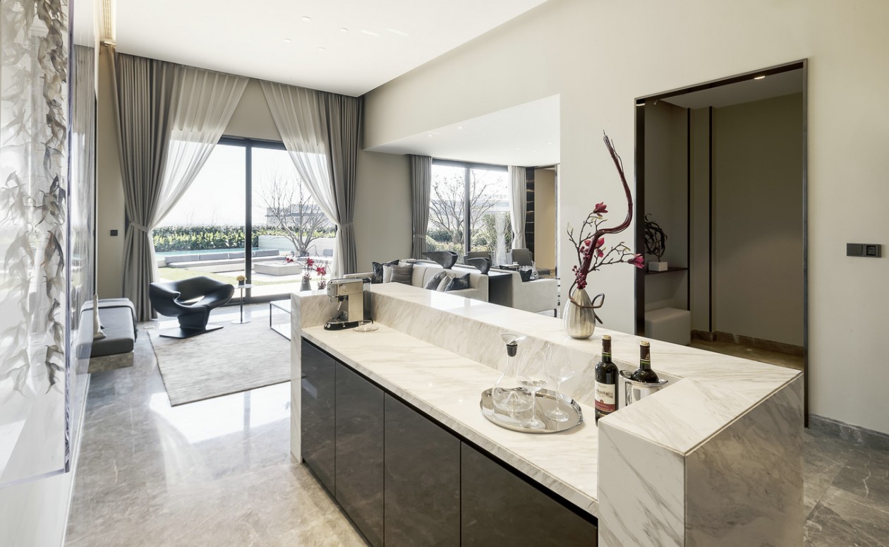 觀承別墅大家樣板房現(xiàn)代軟裝風格-寶億萊軟裝