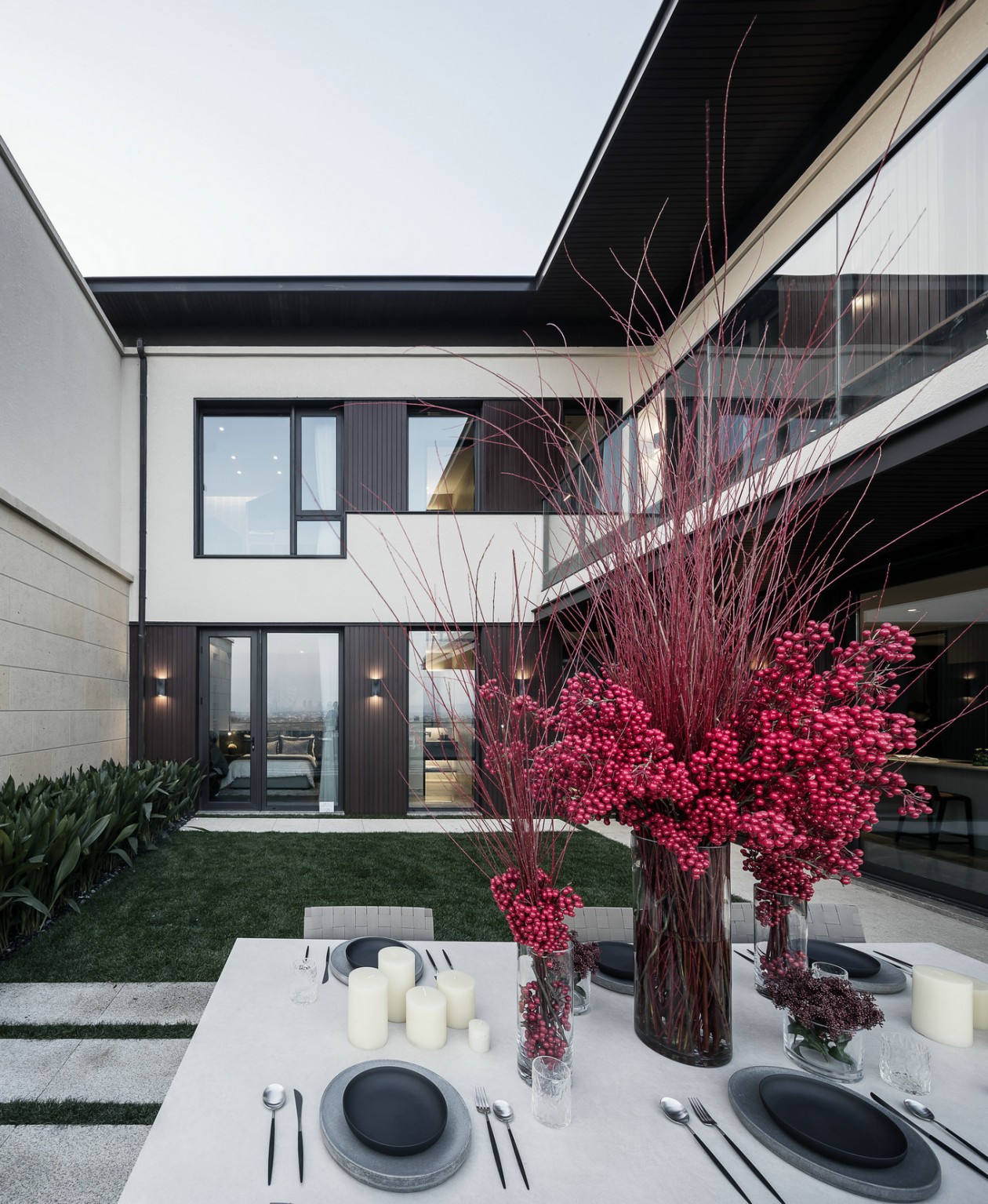 觀承別墅大家樣板房現(xiàn)代軟裝風格-寶億萊軟裝