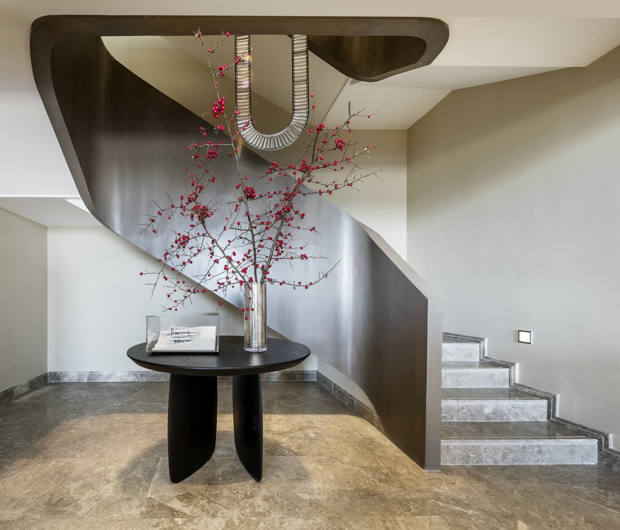 觀承別墅大家樣板房現(xiàn)代軟裝風格-寶億萊軟裝