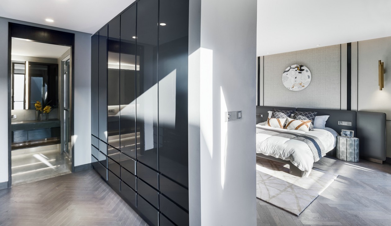 觀承別墅大家樣板房現(xiàn)代軟裝風格-寶億萊軟裝